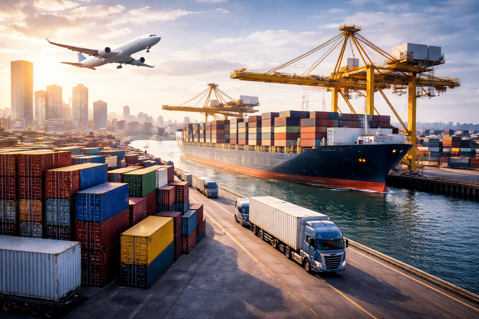 Global logistics terminal and cargo coordination