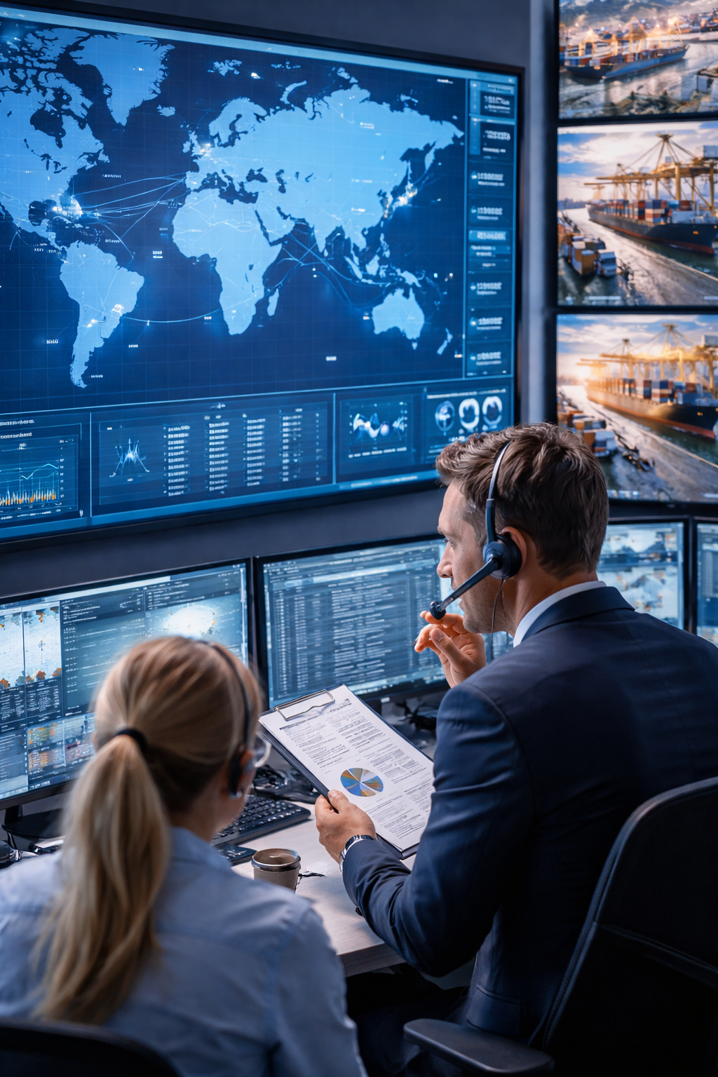 Shipping logistics planning and transport management